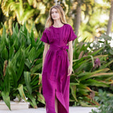 Sabrina Dress- Aubergine