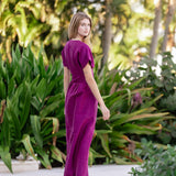 Sabrina Dress- Aubergine