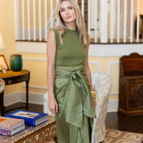 Cartagena Wrap Skirt - Moss
