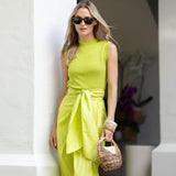 Cartagena Wrap Skirt - Matcha