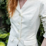 Colette Jacket Corduroy - Warm White