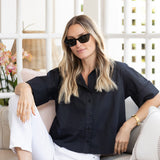 The Antibes Shirt - Coal