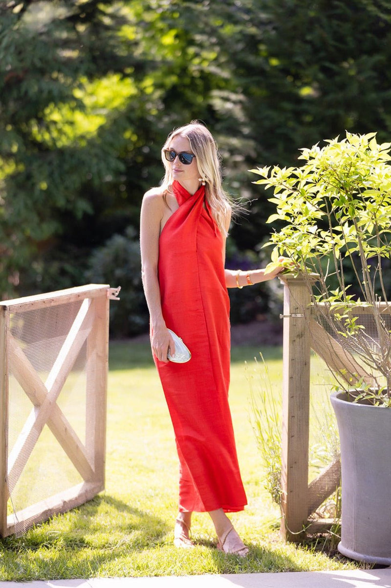 Stephanie Dress - Fiery Red