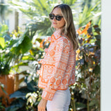 Dakota Jacket - Coral Tulum Stripe