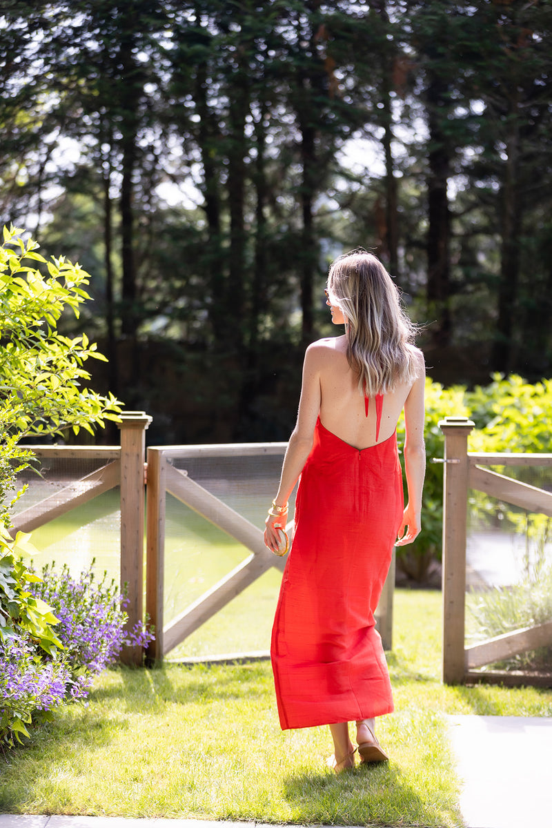 Stephanie Dress - Fiery Red