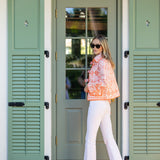 Dakota Jacket - Coral Tulum Stripe