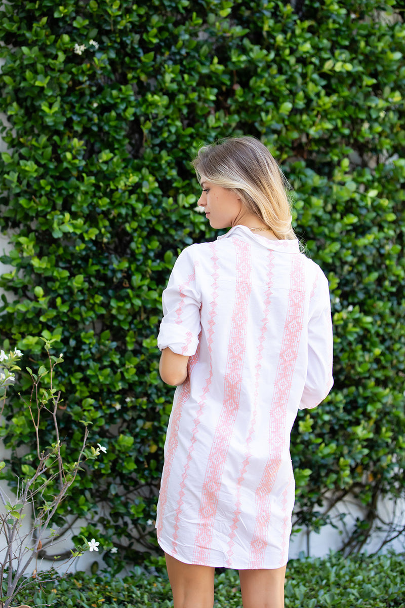 The Swizzle Dress - Coral Sands