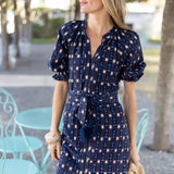 Zoe Dress Ikat - Twilight