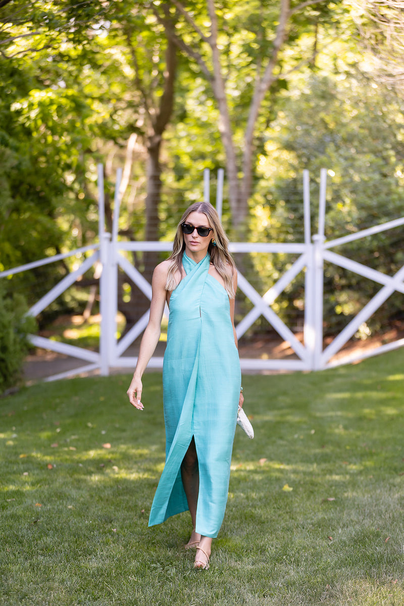 Stephanie Dress - Aqua