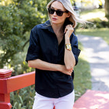 The Carolyn Shirt - Noir