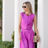 Blair Top - Raspberry