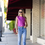 Blair Top - Raspberry