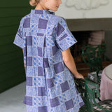 Twiggy Dress - Peacoat Venetian Tile