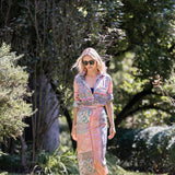 The JA Husband Shirt - Rose Kilim Patchwork