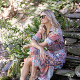 Rose Kilim Patchwork Pareo