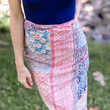 Rose Kilim Patchwork Pareo