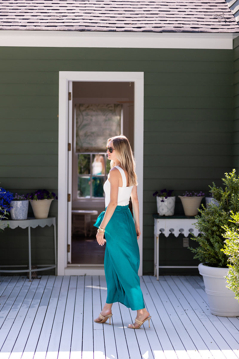 Cartagena Wrap Skirt - Jade