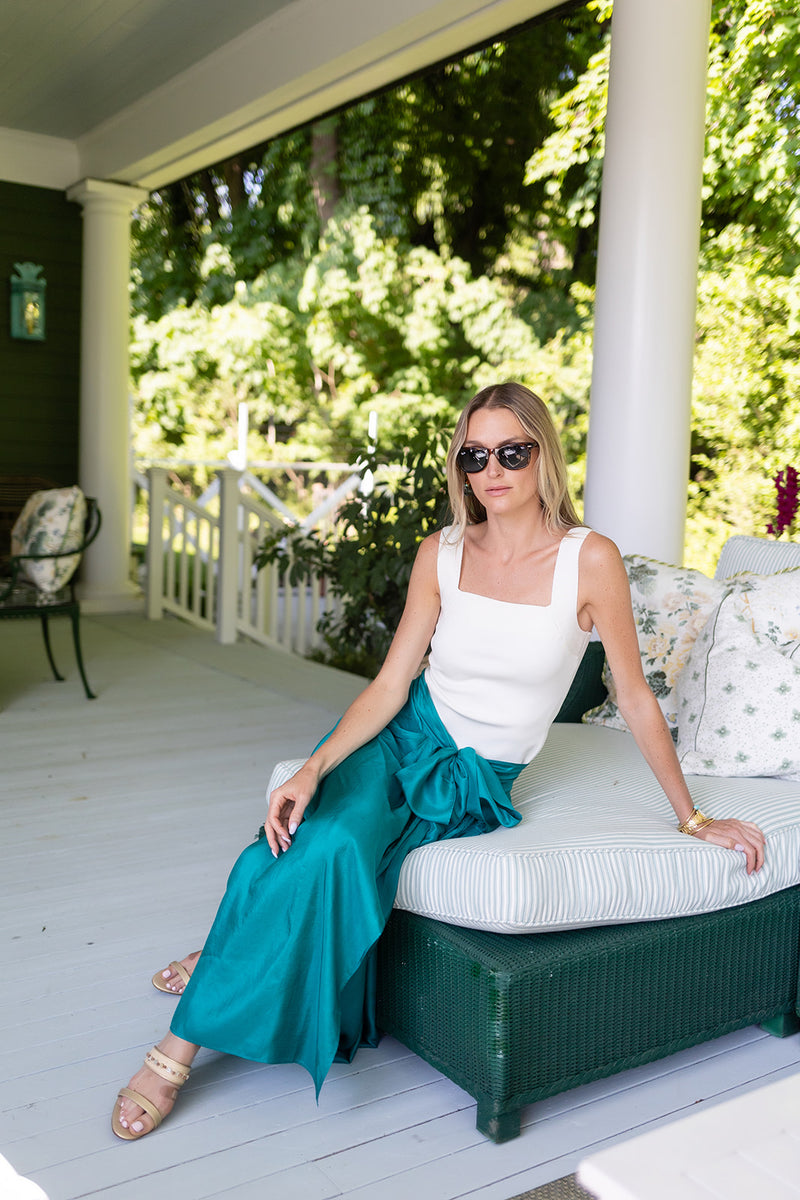 Cartagena Wrap Skirt - Jade