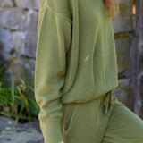 Falmouth Sweater - Moss