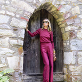 Julia Pant - Burgundy