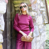 Bacall Sweater - Burgundy