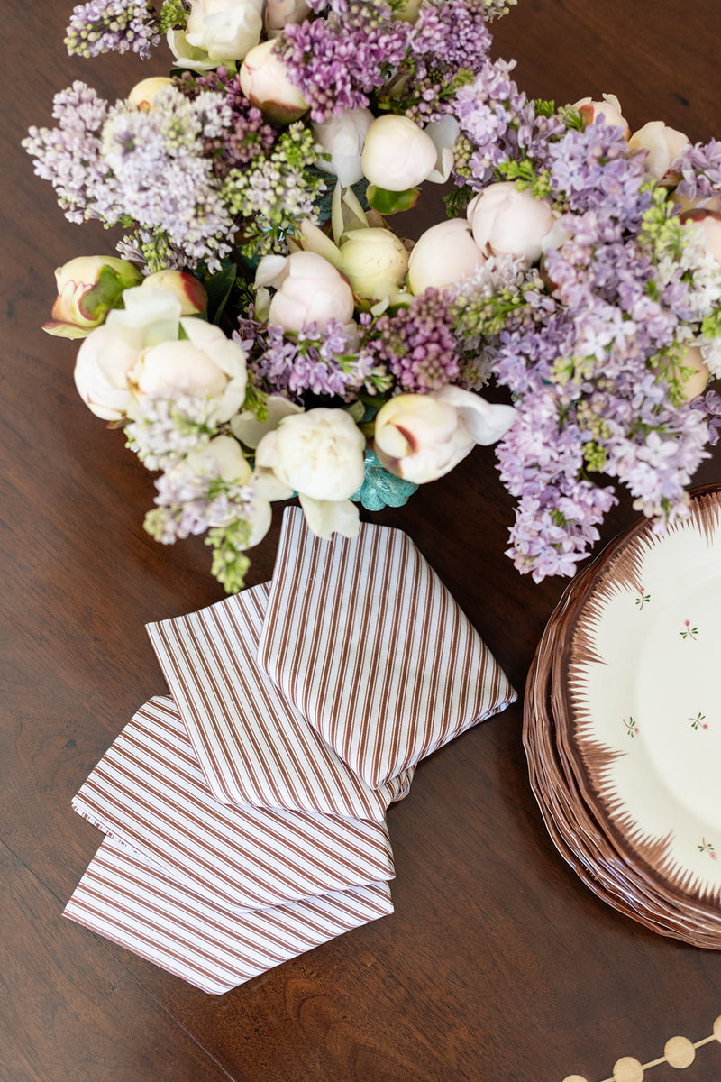 Coco Ticking Stripe Dinner Napkins