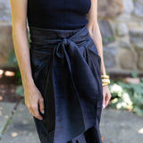 Cartagena Wrap Skirt - Noir