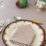 Coco Ticking Stripe Dinner Napkins