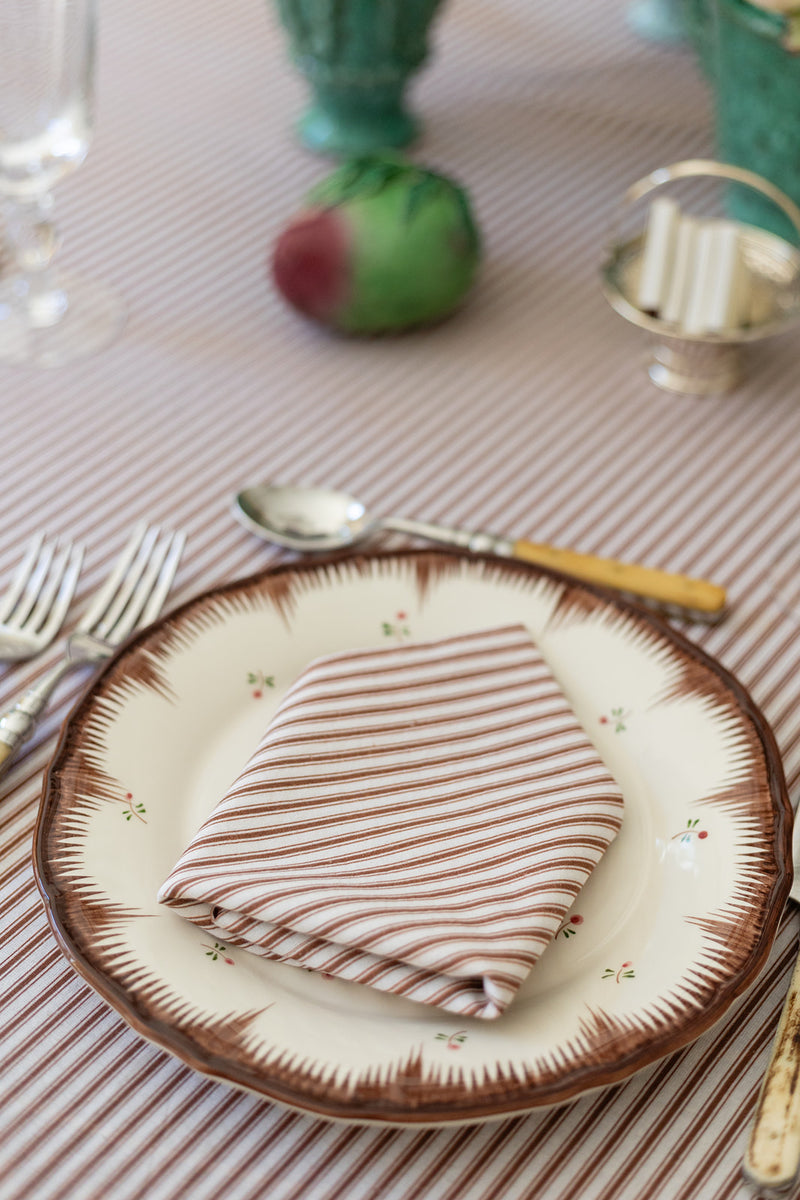 Coco Ticking Stripe Dinner Napkins