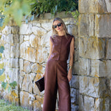 Ivy Pant Dupioni - Coco