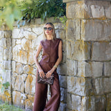 Ivy Pant Dupioni - Coco