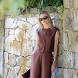 Ivy Pant Dupioni - Coco