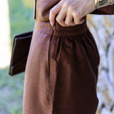 Ivy Pant Dupioni - Coco