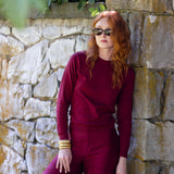 Bacall Sweater - Burgundy