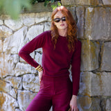 Bacall Sweater - Burgundy