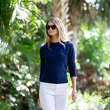 Bacall Sweater - Peacoat