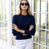 Bacall Sweater - Peacoat