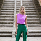 Blair Top Velvet - Lilac