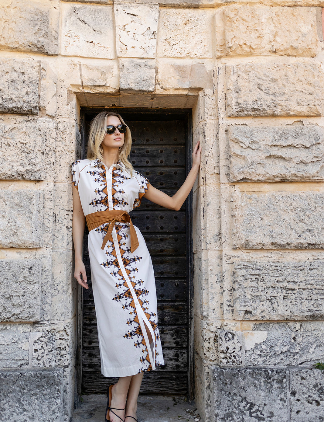 cara cara juni shirt dress Cara Cara Juni Mini Dress | Blue