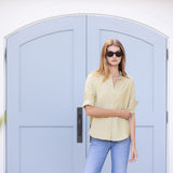Carolyn Shirt Oxford - Peridot