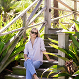 Carolyn Shirt Striped - Moss