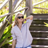 Carolyn Shirt Striped - Moss