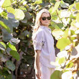 Carolyn Shirt Striped - Moss