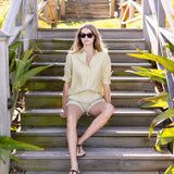 Carolyn Shirt Oxford - Peridot