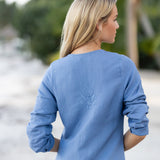 Chloe Caftan - Chambray