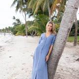 Chloe Caftan - Chambray