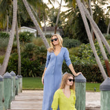 Chloe Caftan - Chambray