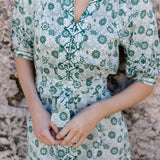 Cordelia Coatue Cambric - Verde Fleur