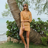 Mariah Tunic Dress - Mango Patchwork