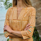 Mariah Tunic Dress - Mango Patchwork